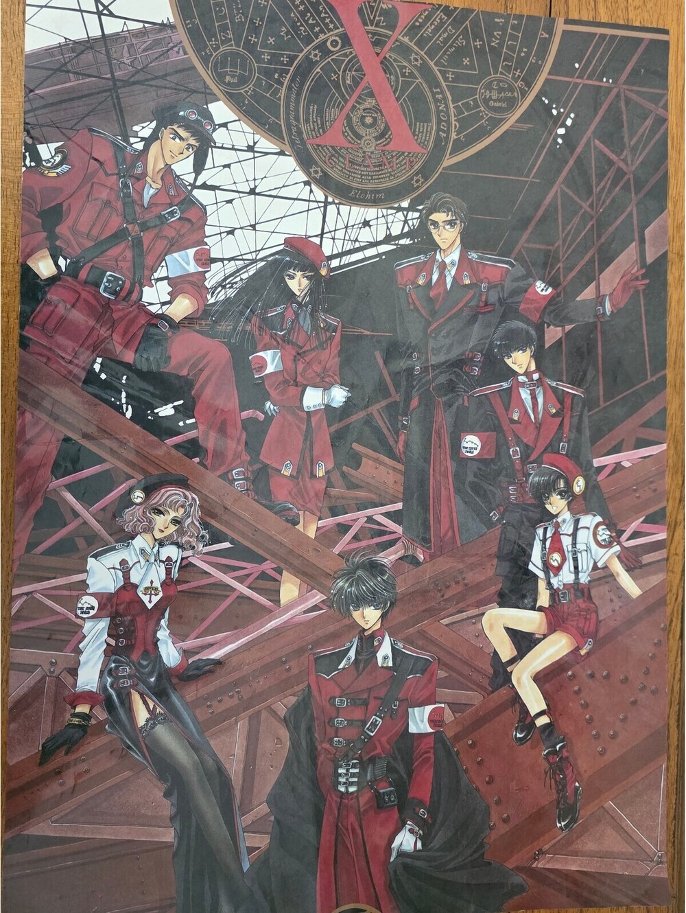 X/1999 CLAMP Anime Poster S0955 Kamui Group Art Vintage Manga